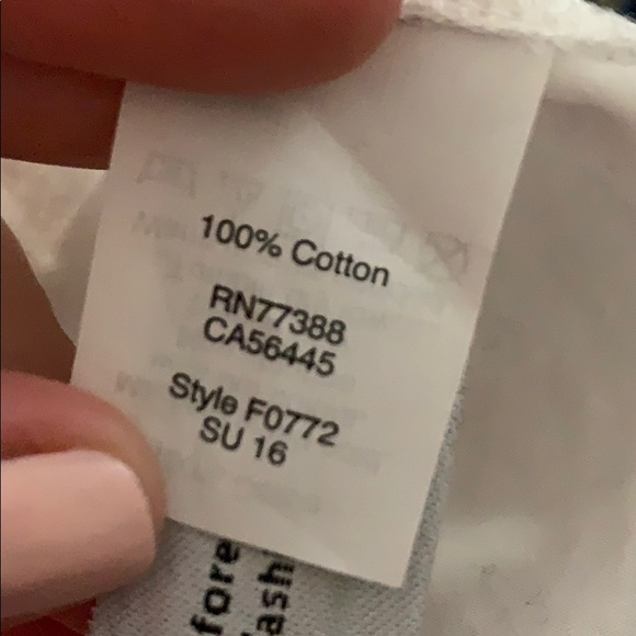 Madewell White Lace-Up Blouse - Picture 4 of 5